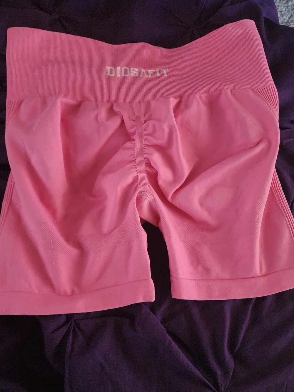 High-Waist Pink Women’s Performance Shorts